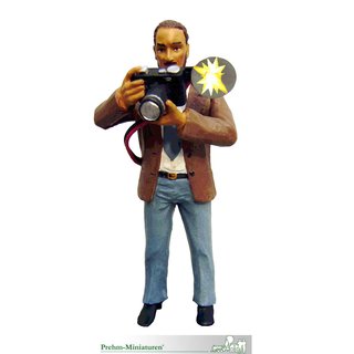 Fotograf mit Blitz LED