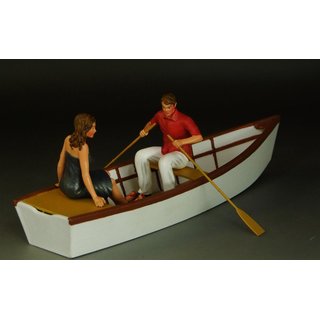 Ruderboot mit Liebespaar