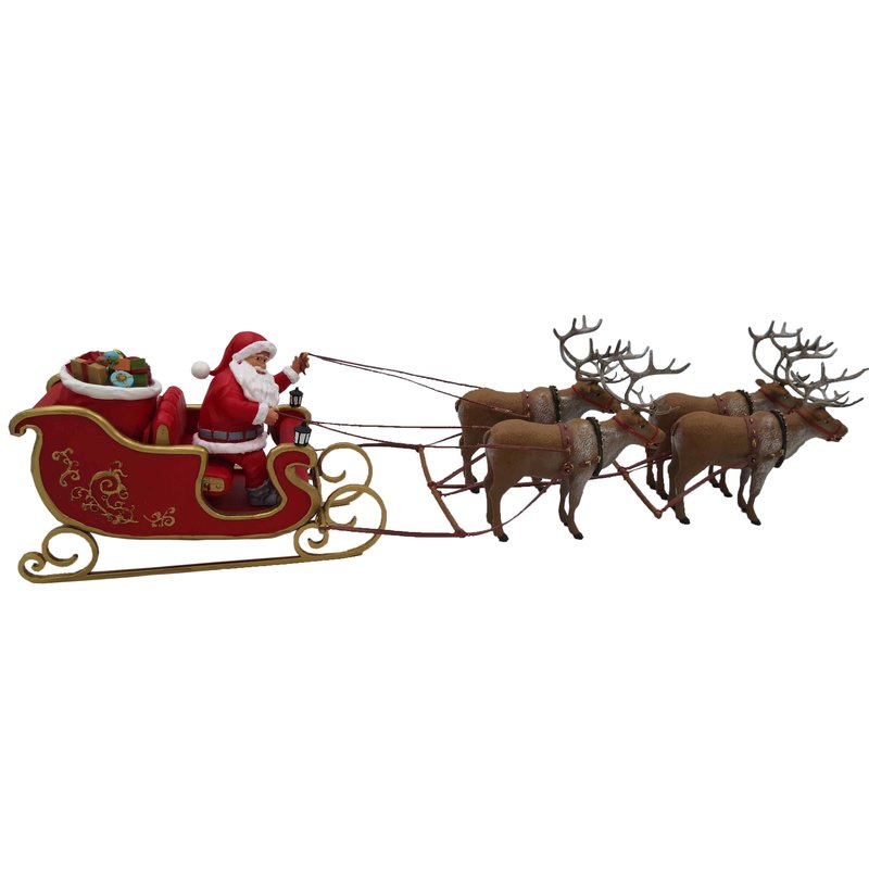 500800 Prehm Santa mit Rentierschlitten und 4 Rentieren Metallfiguren, 124,50 €