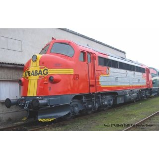 Sound-Diesellokomotive NOHAB Strabag V, inkl. PIKO Sound-Decoder