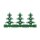 Weihnachtsbaum 2cm (3/Pack)
