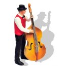 Dixiland Musiker mit Kontrabass