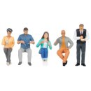 Sitzende Restaurantgäste, modern
