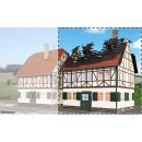 Abgebranntes Haus